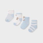Set of 4 newborn socks