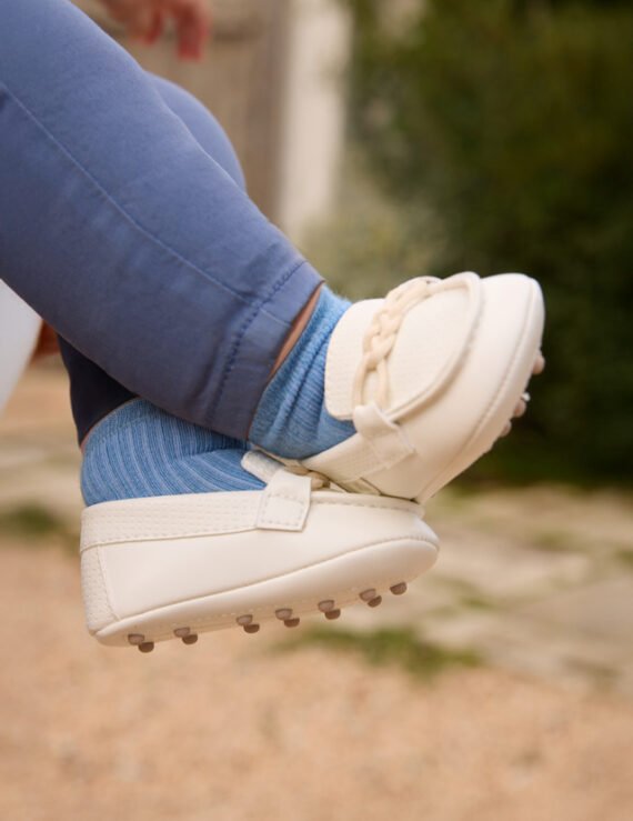 Newborn boy moccasins