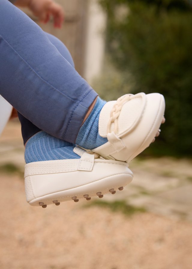 Newborn boy moccasins