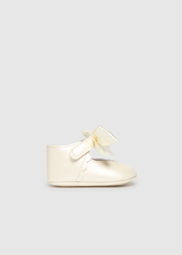 Newborn ceremony bow Mary Janes