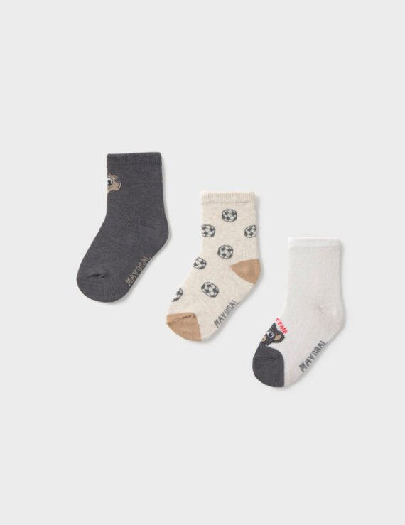 Set of 3 baby socks