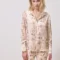 Silk animal print shirt