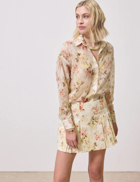 Seethrough design shirt