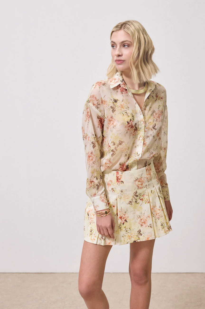 Seethrough design shirt