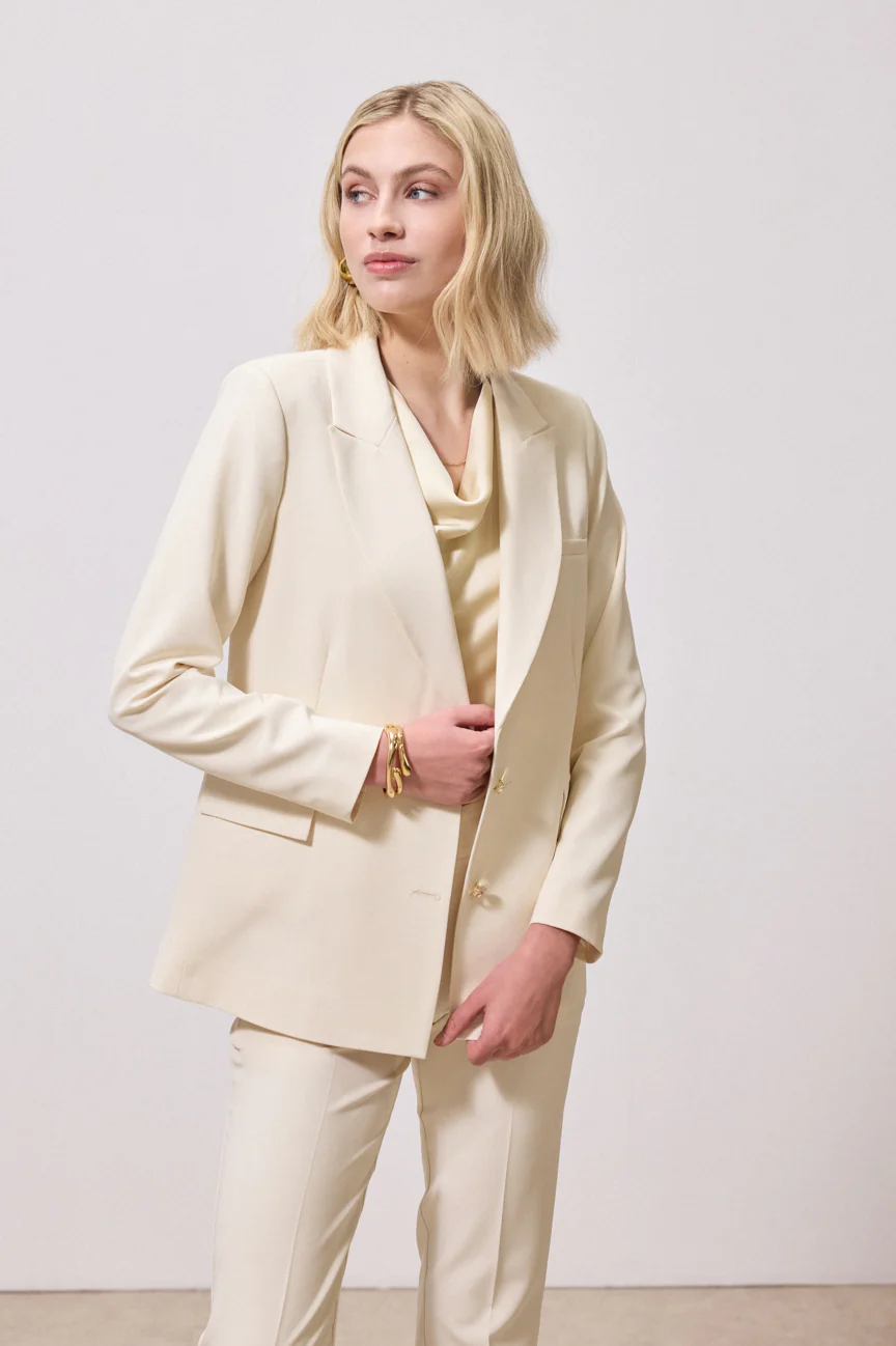 Jacket gold buttons