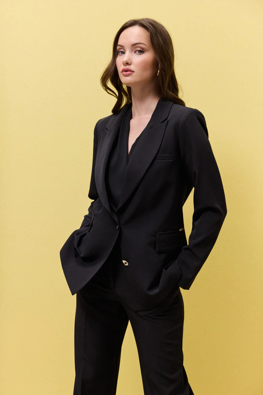 Jacket gold buttons