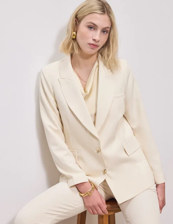 Jacket gold buttons