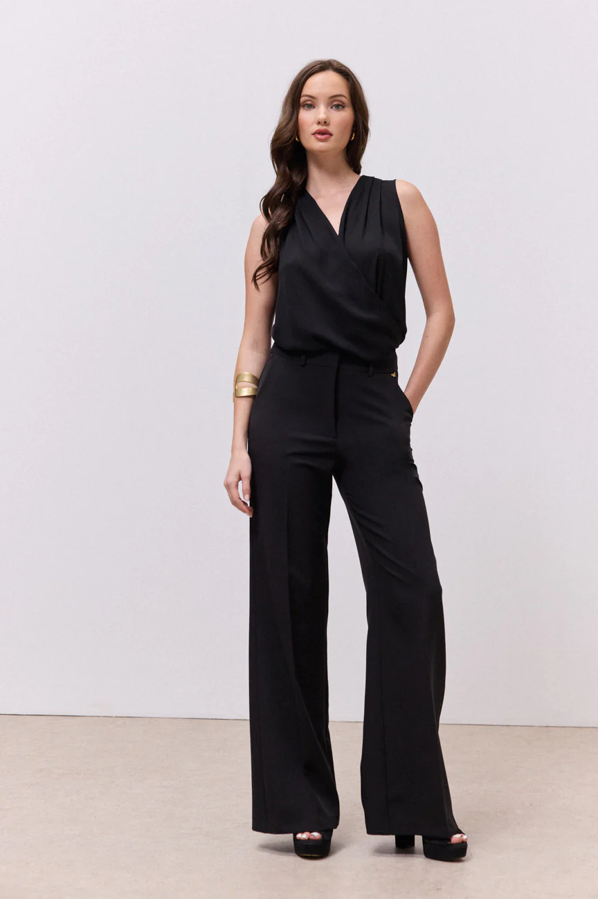 High waist classic pants