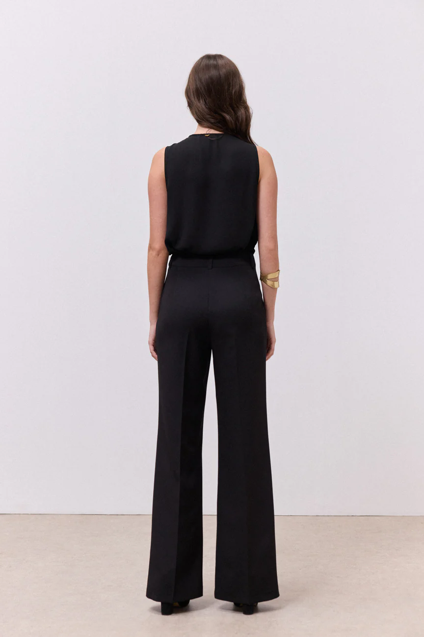 High waist classic pants