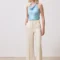 High waist classic pants