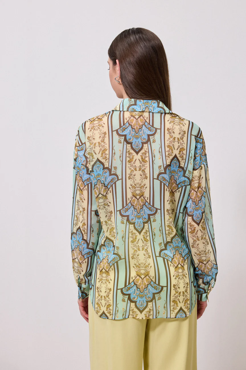 Seethrough design shirt