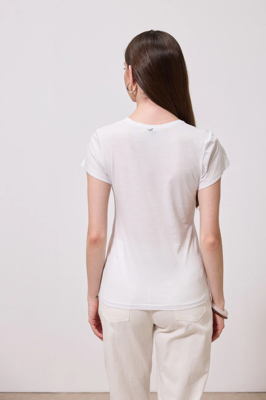 T-shirt print flowers