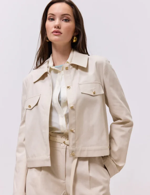 Jacket gold buttons