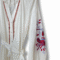 Dress sleeve embroidery