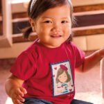 Print t-shirt with headband baby