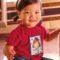 Print t-shirt with headband baby