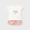 Baby set Bermuda flowers and t-shirt