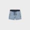 Bermuda jean shorts baby with elasticated waist