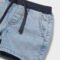 Bermuda jean shorts baby with elasticated waist