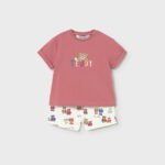 Newborn set printed shorts and shirt
