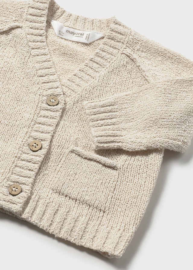 V-neck cardigan newborn
