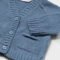V-neck cardigan newborn