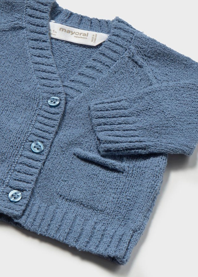 V-neck cardigan newborn