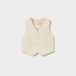 Baby linen waistcoat