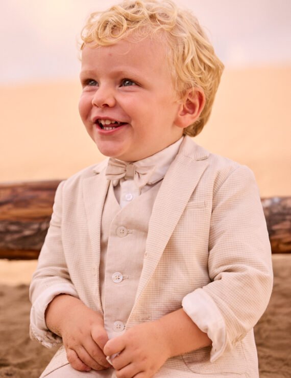 Linen jacket baby