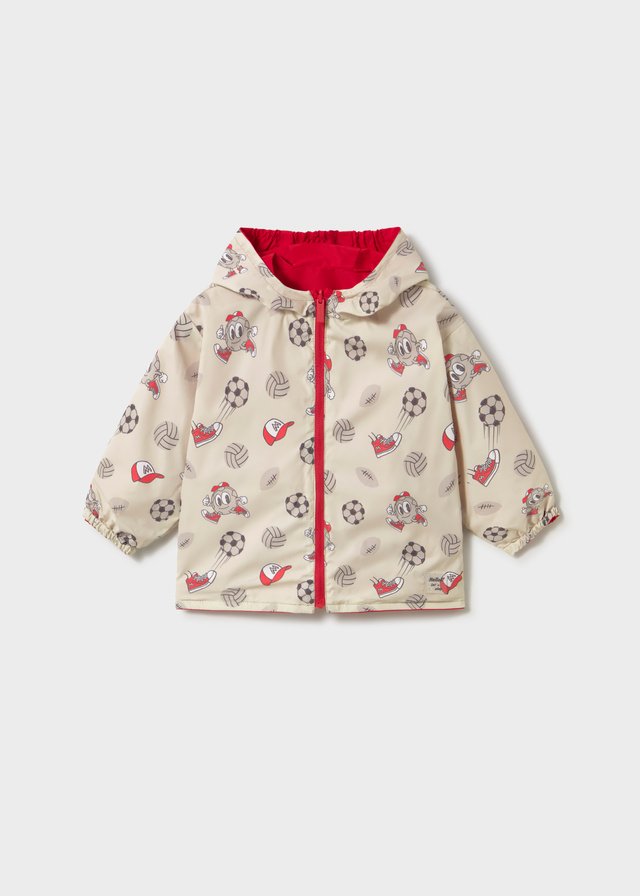 Reversible windbreaker for babies