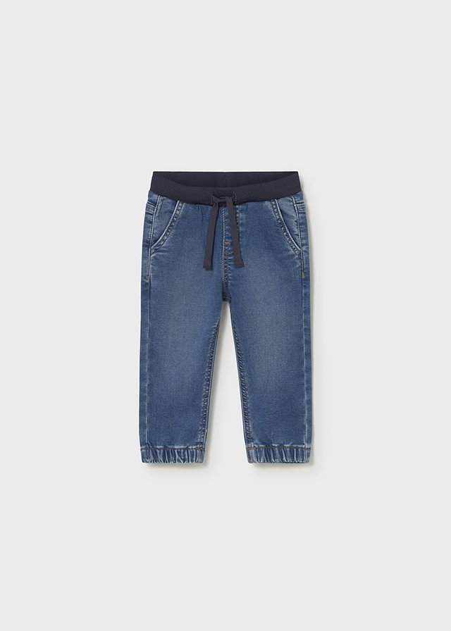 Baby jeans with adjustable waist
