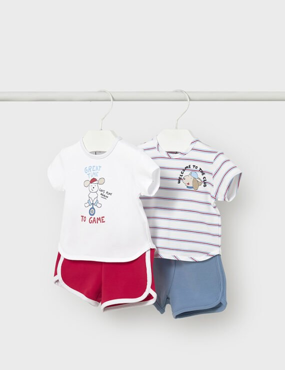 4-piece striped set newborn