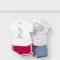 4-piece striped set newborn