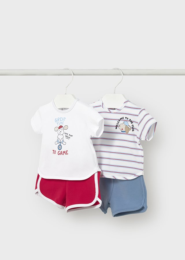 4-piece striped set newborn