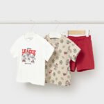 3-piece knit set with baby