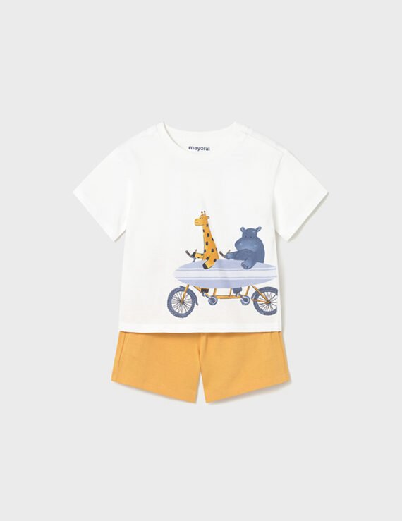 Baby surf trousers and T-shirt set