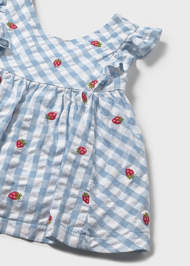 Dress newborn with nappy cover