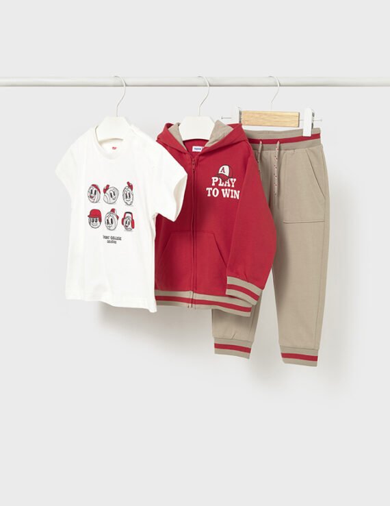 Tracksuit baby with interactive t-shirt