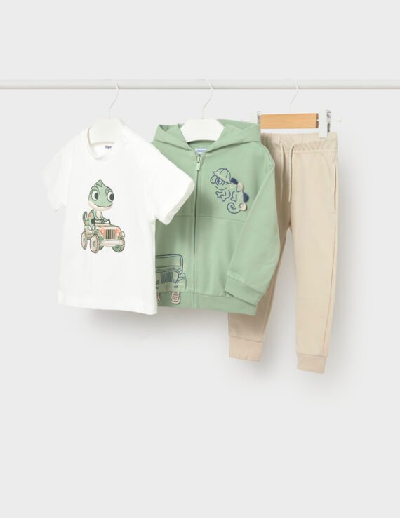 Tracksuit baby with interactive t-shirt