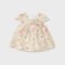Print ceremony dress newborn
