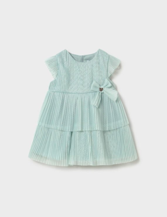 Baby pleated tulle dress