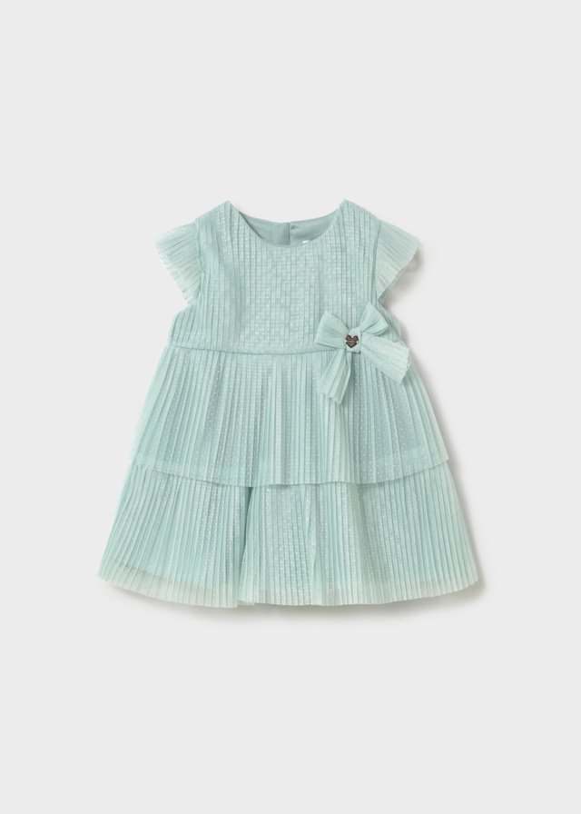 Baby pleated tulle dress