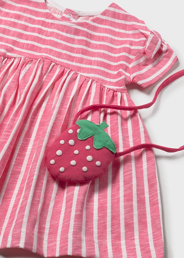 Print dress baby with bag