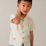 Boy's shirt with embroidered details
