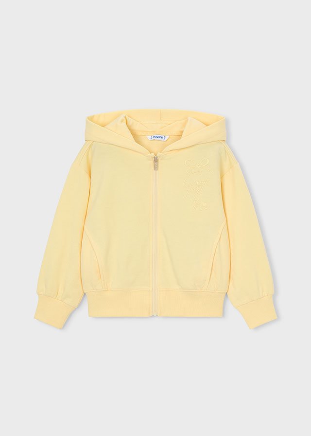 Girls' zip-up sweatshirt