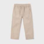 Long jogger trousers with linen for boys