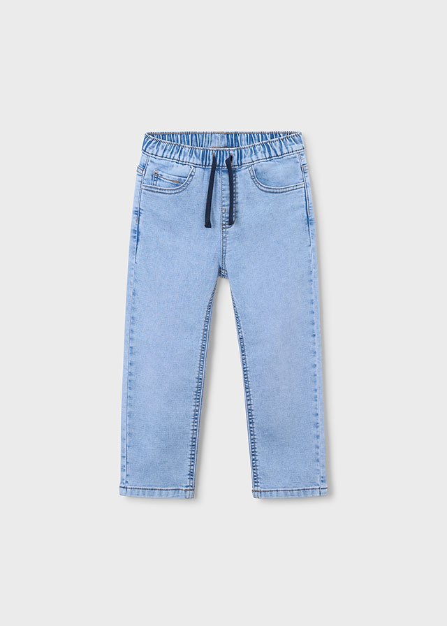 Boy jeans with drawstring