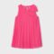 Pleated bow dress for girls