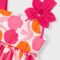 Asymmetrical floral dress for girls