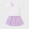 Tulle skirt and T-shirt set for girls